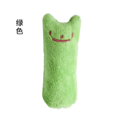 Interactive Plush Catnip Dental Chew Toy
