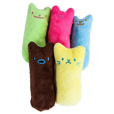 Interactive Plush Catnip Dental Chew Toy
