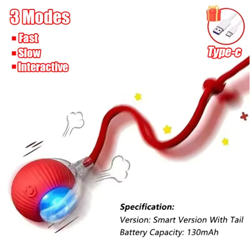 Smart Automatic Interactive Moving Cat Ball Toy
