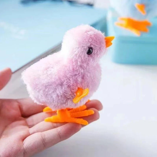 Interactive Plush Chirping Chicken Cat Toy