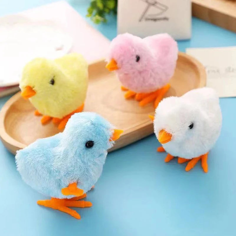 Interactive Plush Chirping Chicken Cat Toy