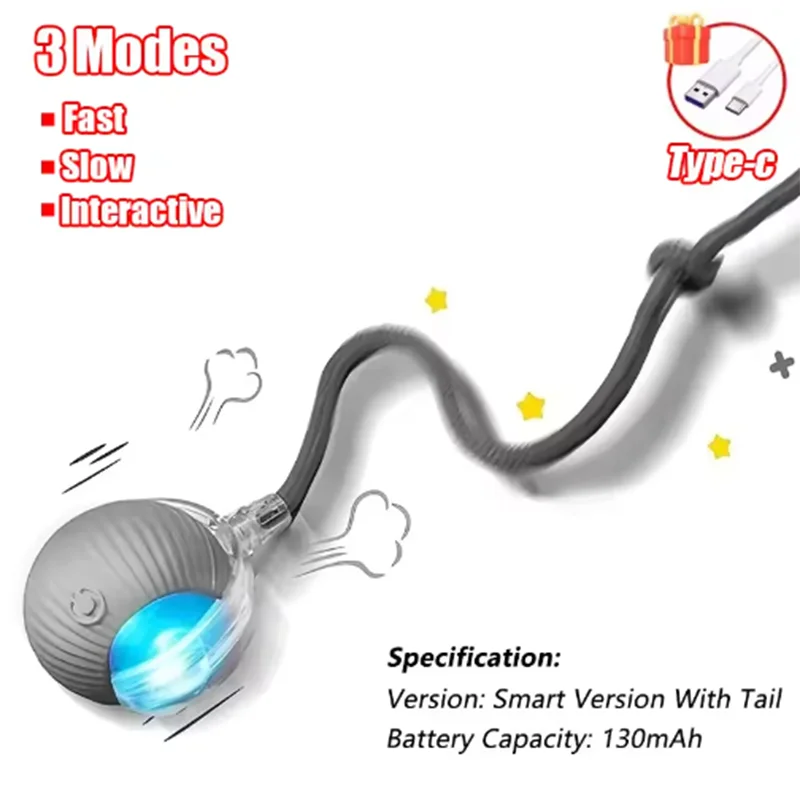 Smart Automatic Interactive Moving Cat Ball Toy