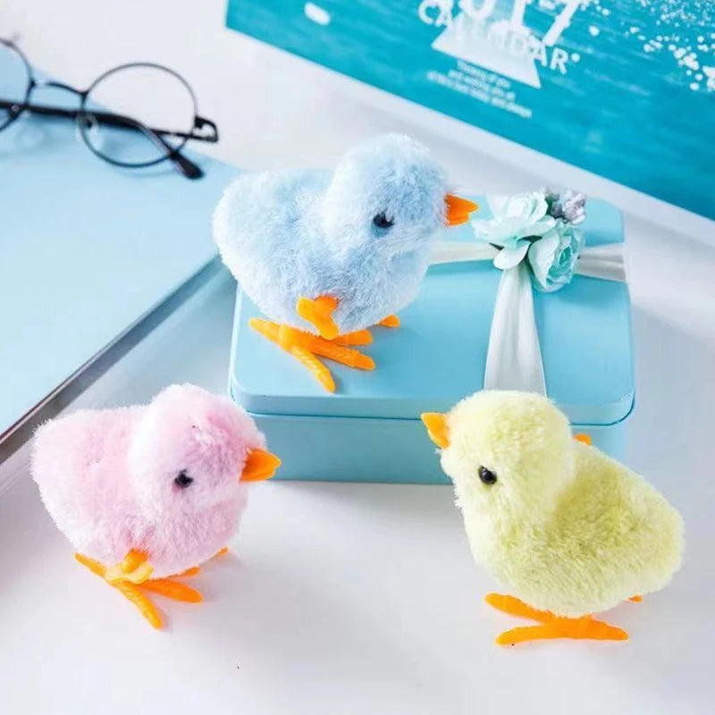 Interactive Plush Chirping Chicken Cat Toy