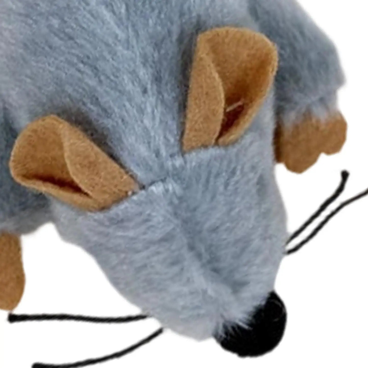 Plush Mouse Cat Toy with Built-in Sound